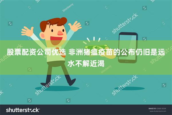 股票配资公司优选 非洲猪瘟疫苗的公布仍旧是远水不解近渴